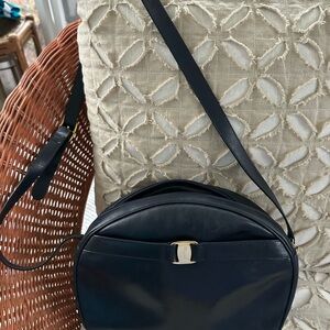 Salvatore Ferragamo Navy Crossbody Bag